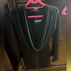 Babyboo Black Mini Dress